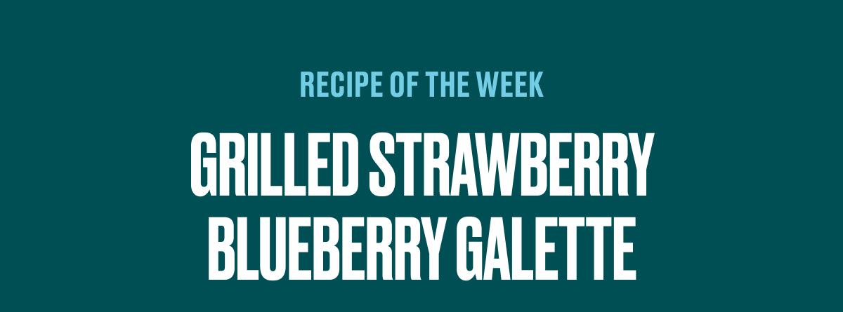 Grilled Strawberry Blueberry Galette