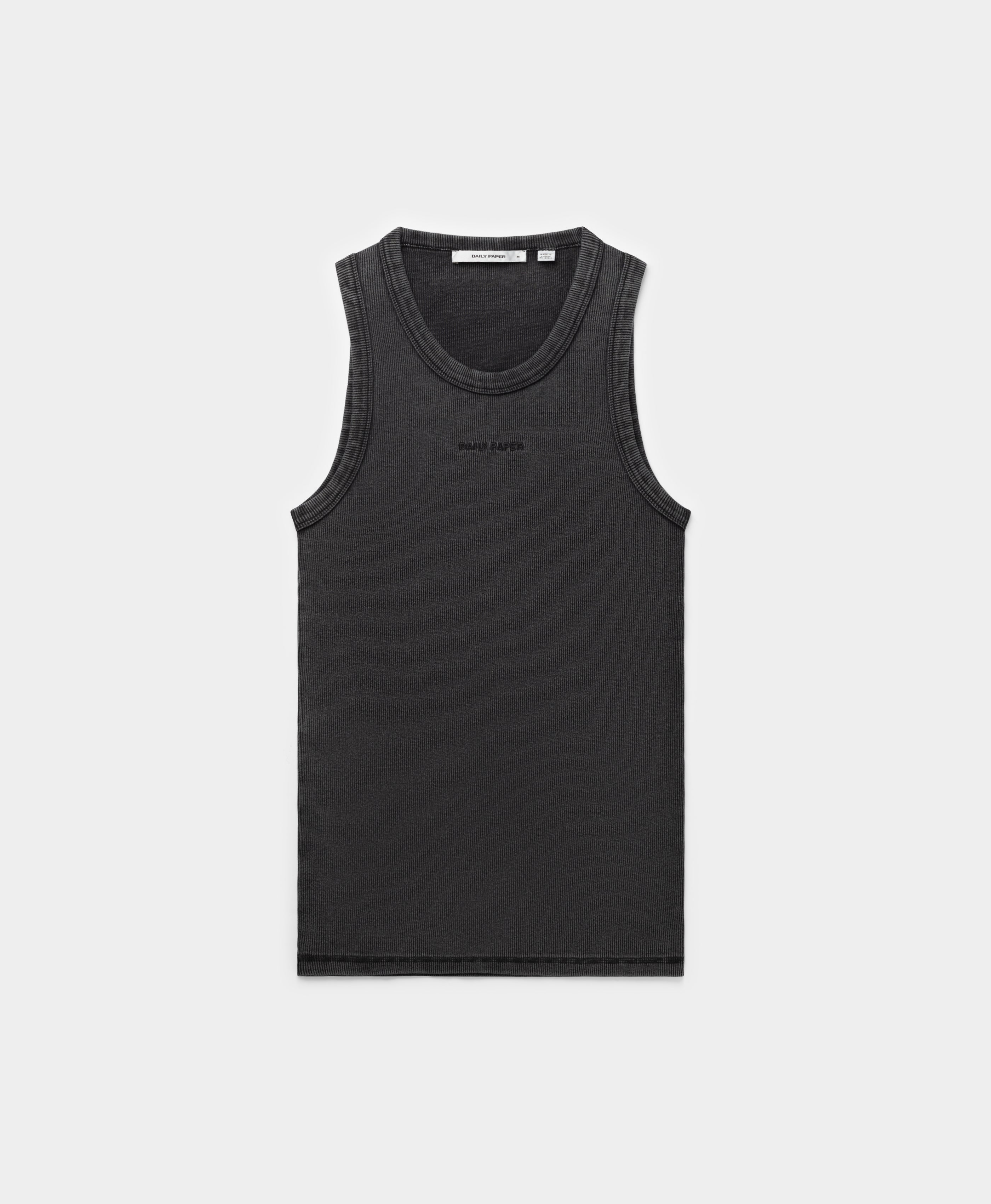 Image of Black Logotype Wash Tanktop