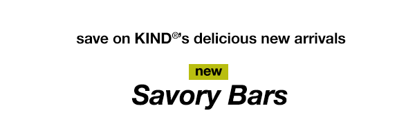 KIND® Savory Nut Bars