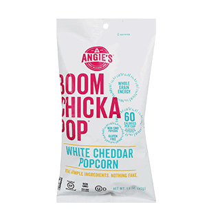 Boom Chicka Pop white cheddar popcorn