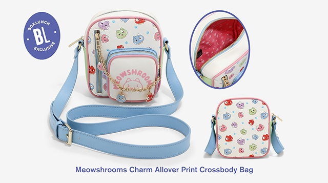 Moewshrooms Charm Allover Print Crossbody Bag