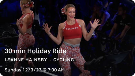 30 min Holiday Ride