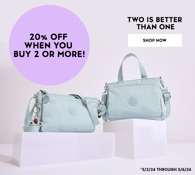 20% off when you buy 2 or more! Two is better than one.