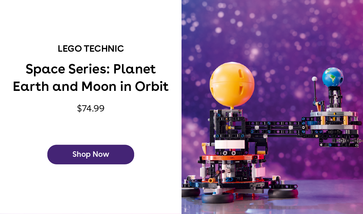 LEGO Technic Space Series: Planet Earth and Moon in Orbit $74.99 Shop Now