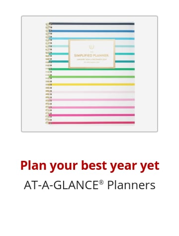 Plan your best year yet AT-A-GLANCE® Planners