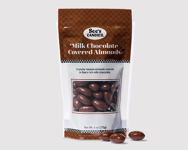 New Look! Milk Chocolate Covered Almonds