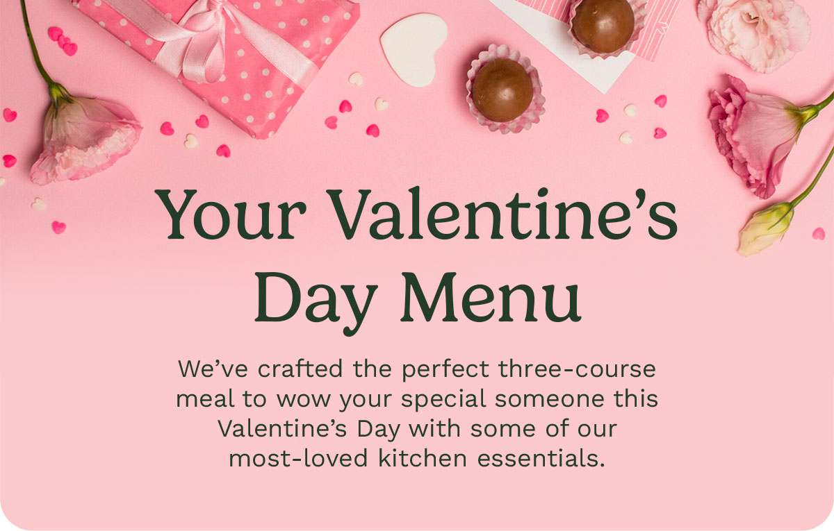 Your Valentine's Day Menu