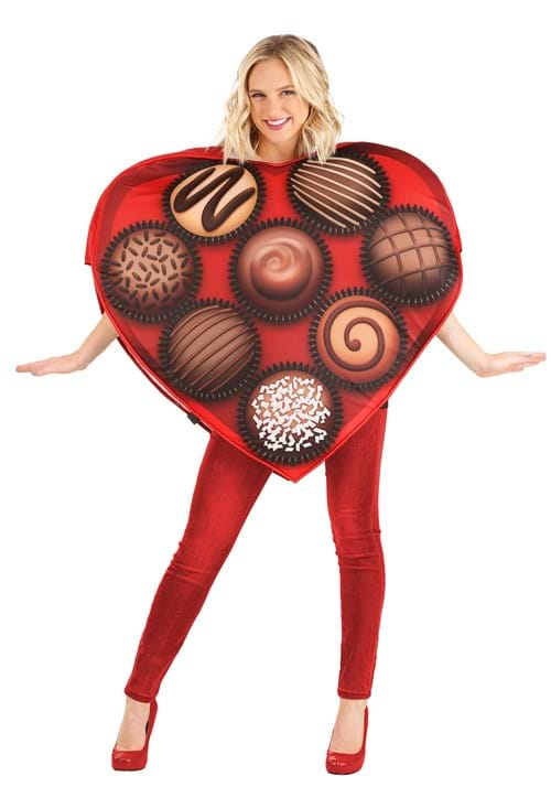 Heart-Shaped Box of Chocolates Adult Costume