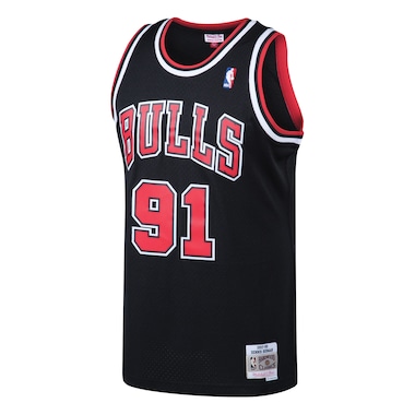  Mitchell & Ness Dennis Rodman Black  1997/98 Hardwood Classics Swingman Jersey