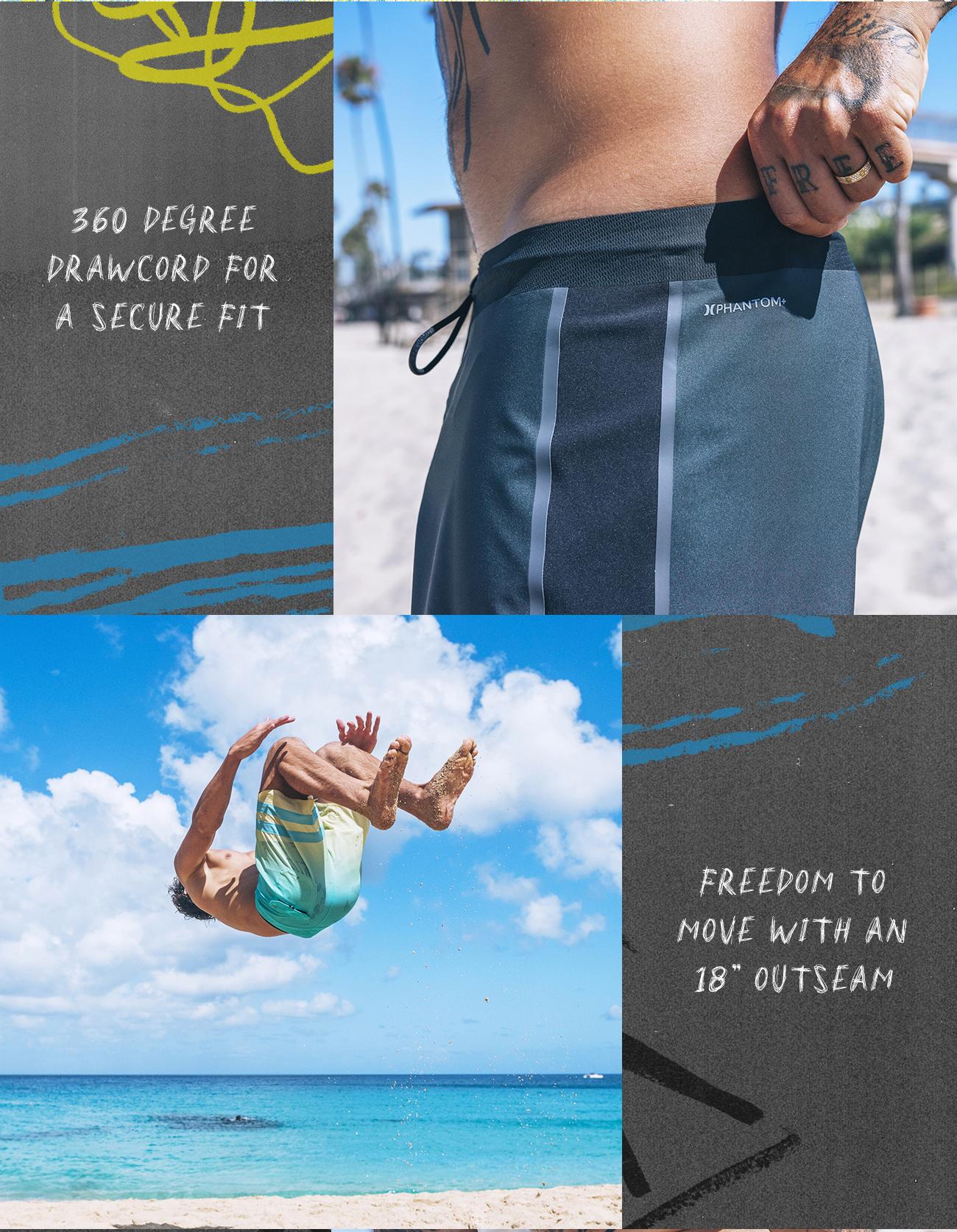 360 Degree Drawcord For A Secure Fit | Freedom To Move With An 18'' Outseam