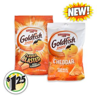 2 bags of Goldfish