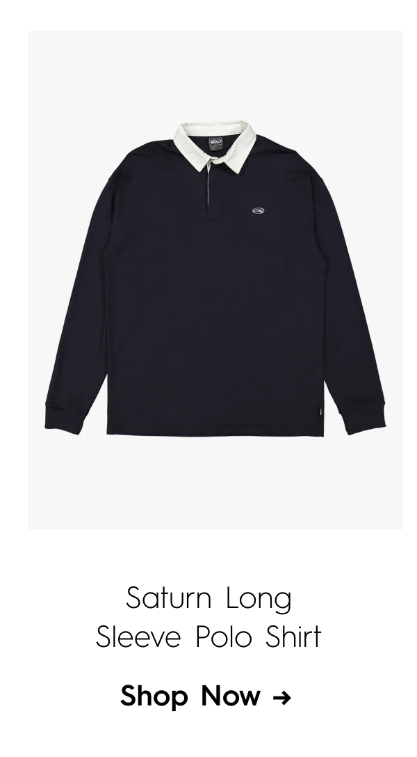 Saturn Long Sleeve Polo Shirt