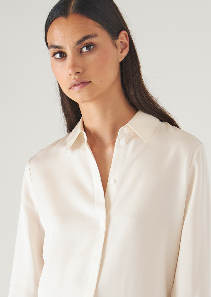 SLIM SILK SHIRT