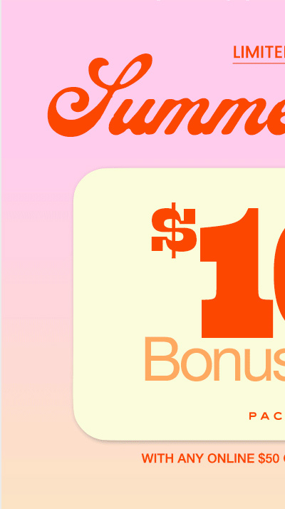 $10 Bonus with any only $50 Gift Card Purchase