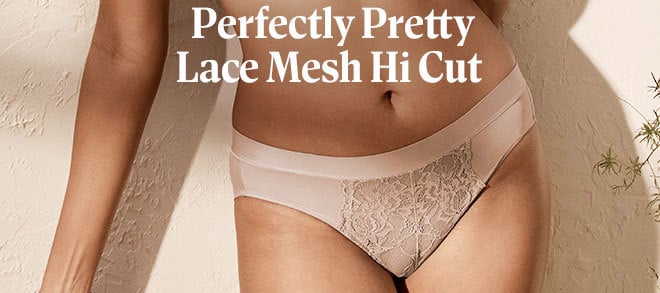 One Smooth U Perfectly Pretty Lace Mesh Hi Cut