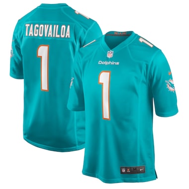  Nike Tua Tagovailoa Aqua  Player Game Jersey