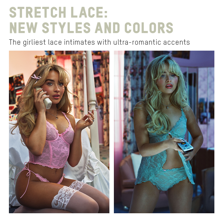 STRETCH LACE: NEW STYLES AND COLORS