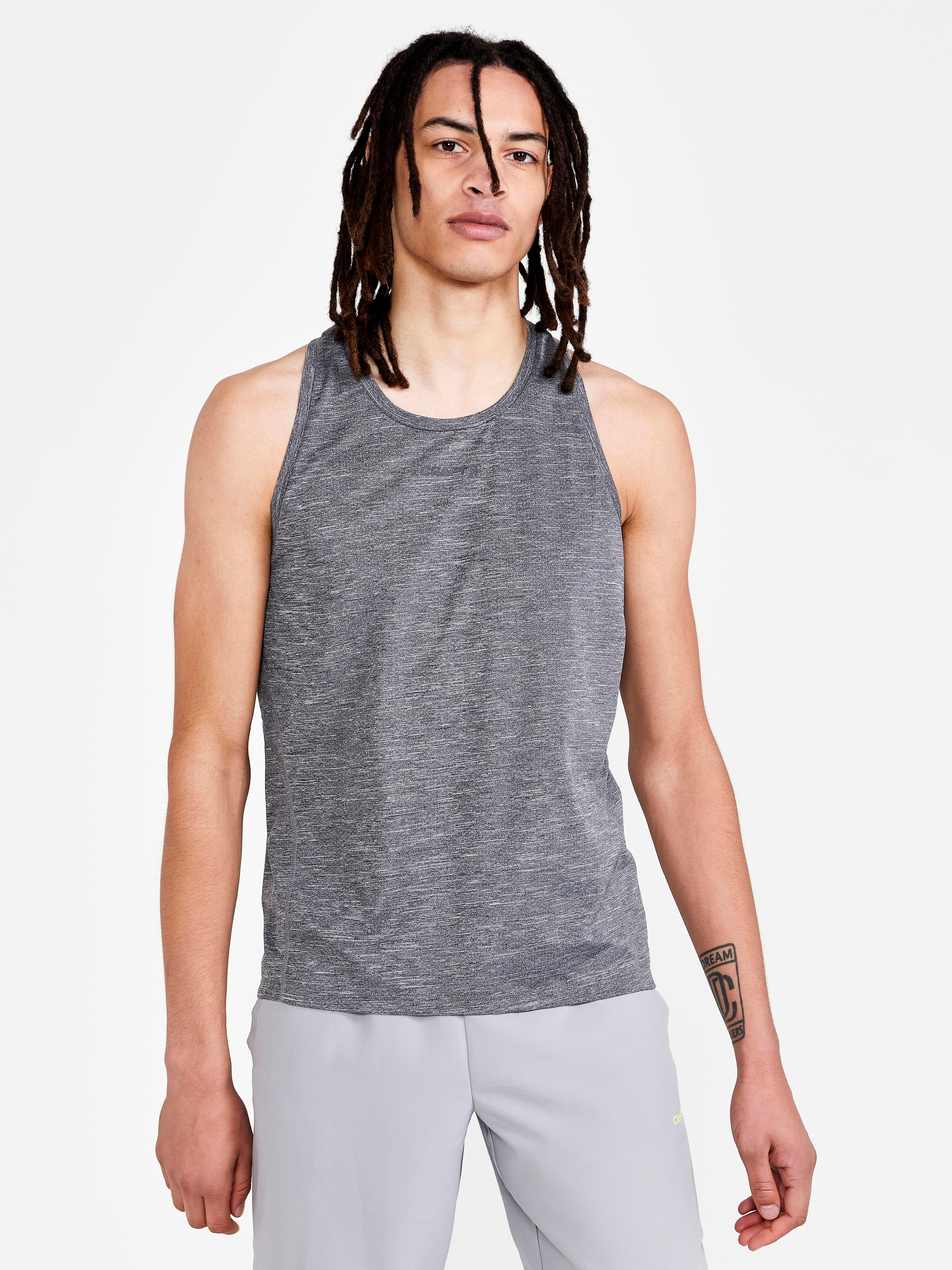 Image of MEN'S ADV CHARGE MELANGE TRAINING SINGLET