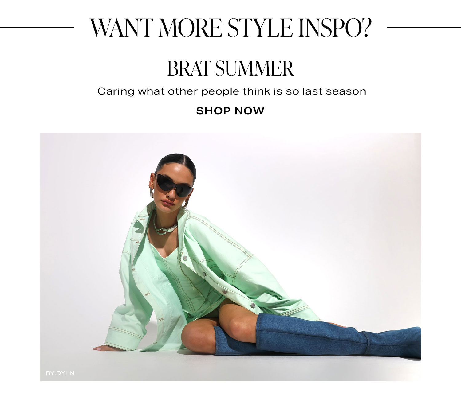 Brat Summer. Shop Now. 