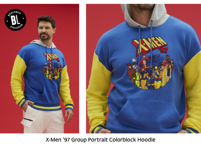 X-Men 97 Group Portrait Colorblock Hoodie