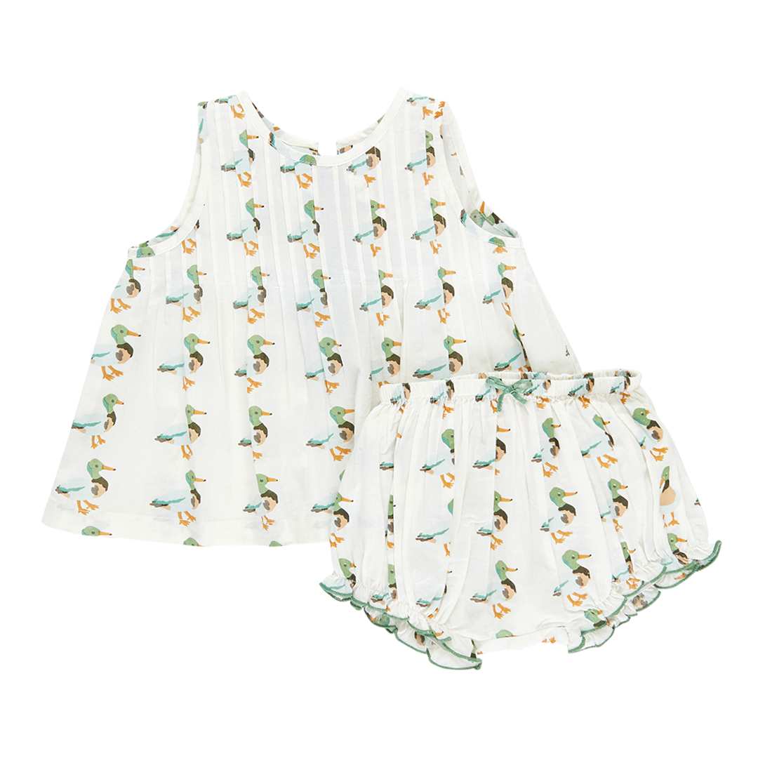 Image of Baby Girls Jaipur 2-Piece Set - Mallard Friends