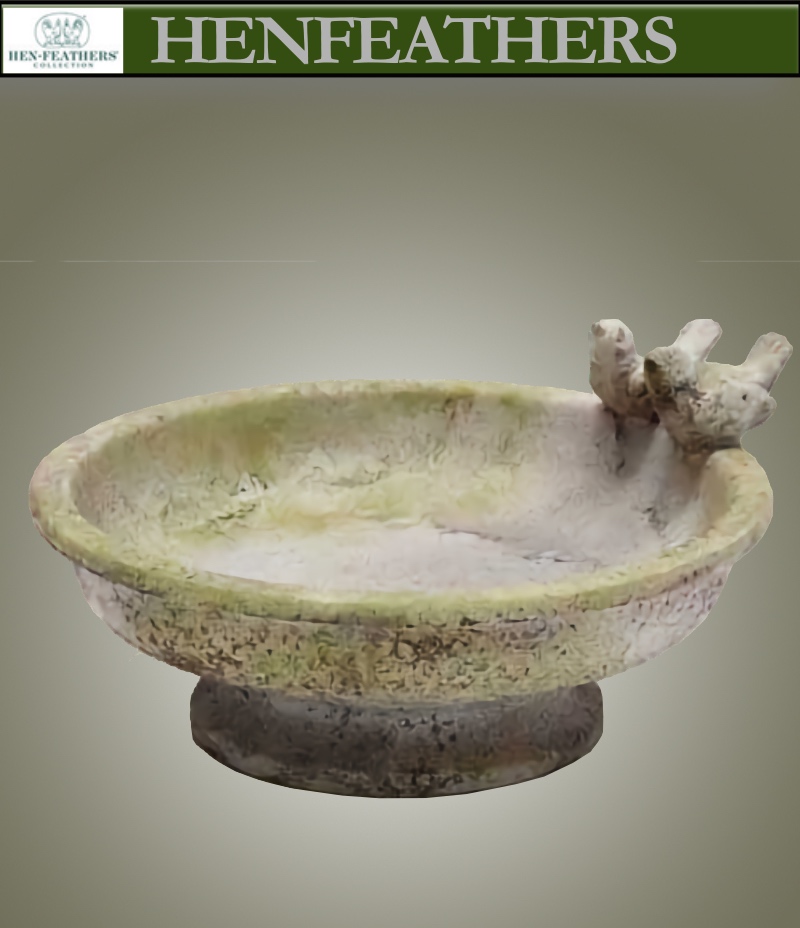 Lovebirds Birdbath