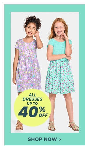 Up to 40% off All Dresses 