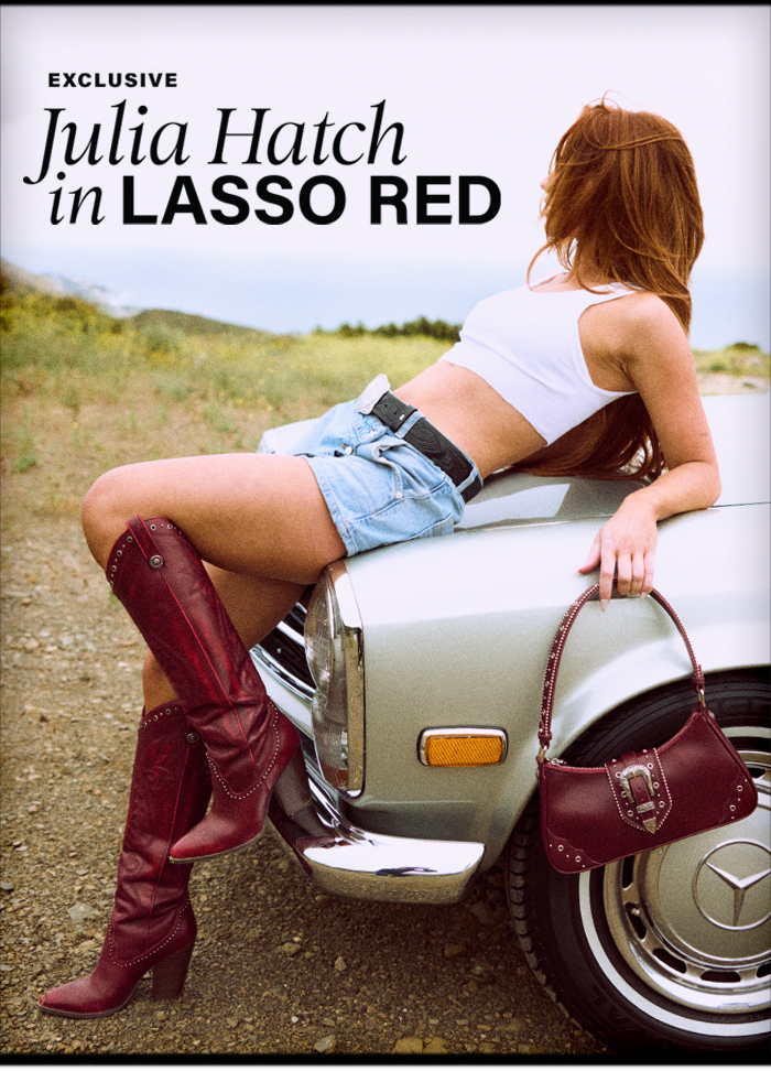 Julia Hatch In Lasso Red