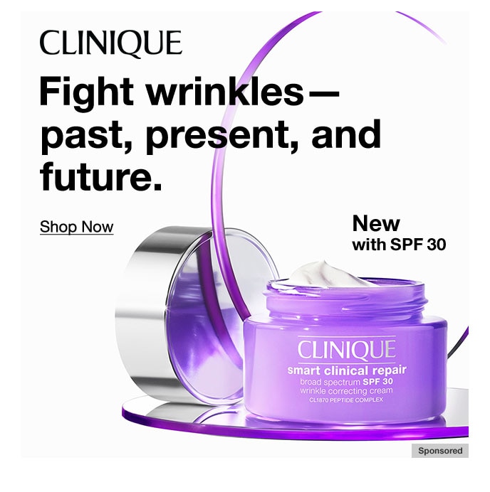 Clinique, Fight Wrinkles-Past, Present, And Future, Shop Now