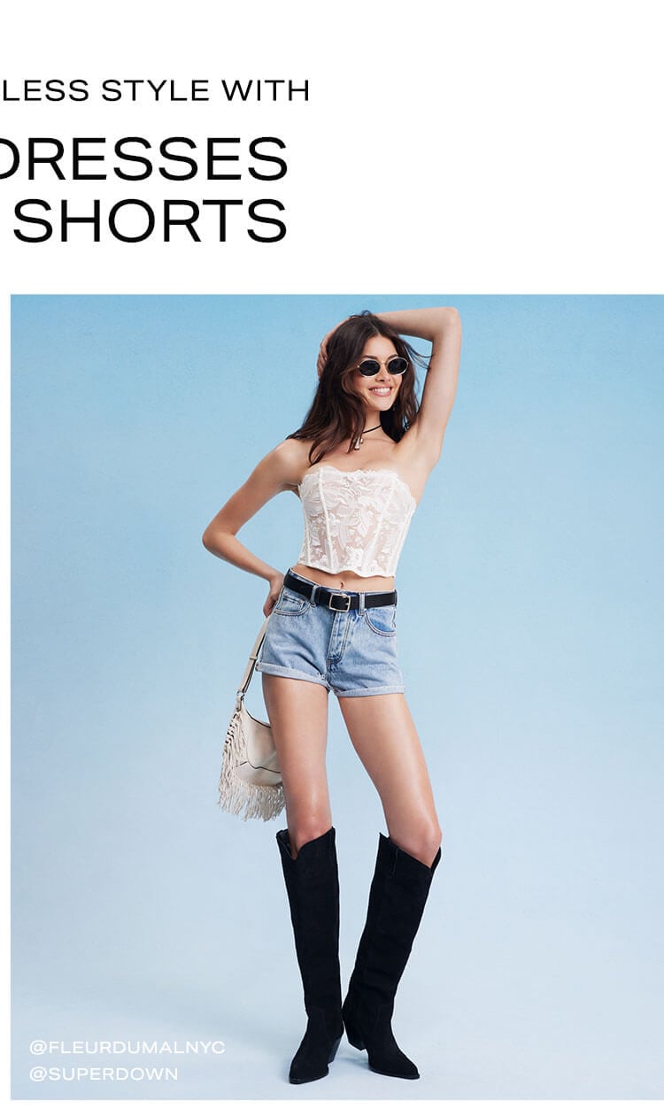 Ultra-Femme Dresses & Classic Denim Shorts Rein In Your Style - Shop Now