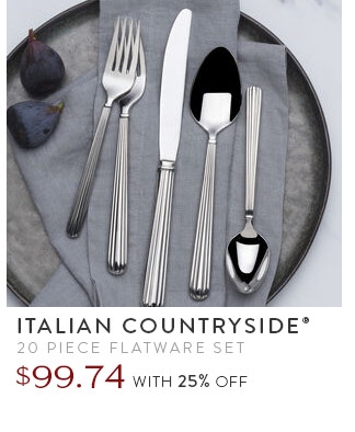 Italian Countryside 20 Piece Flatware Set