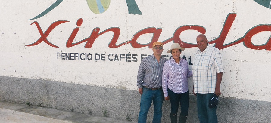 A photo of the Caballero family of farmers 