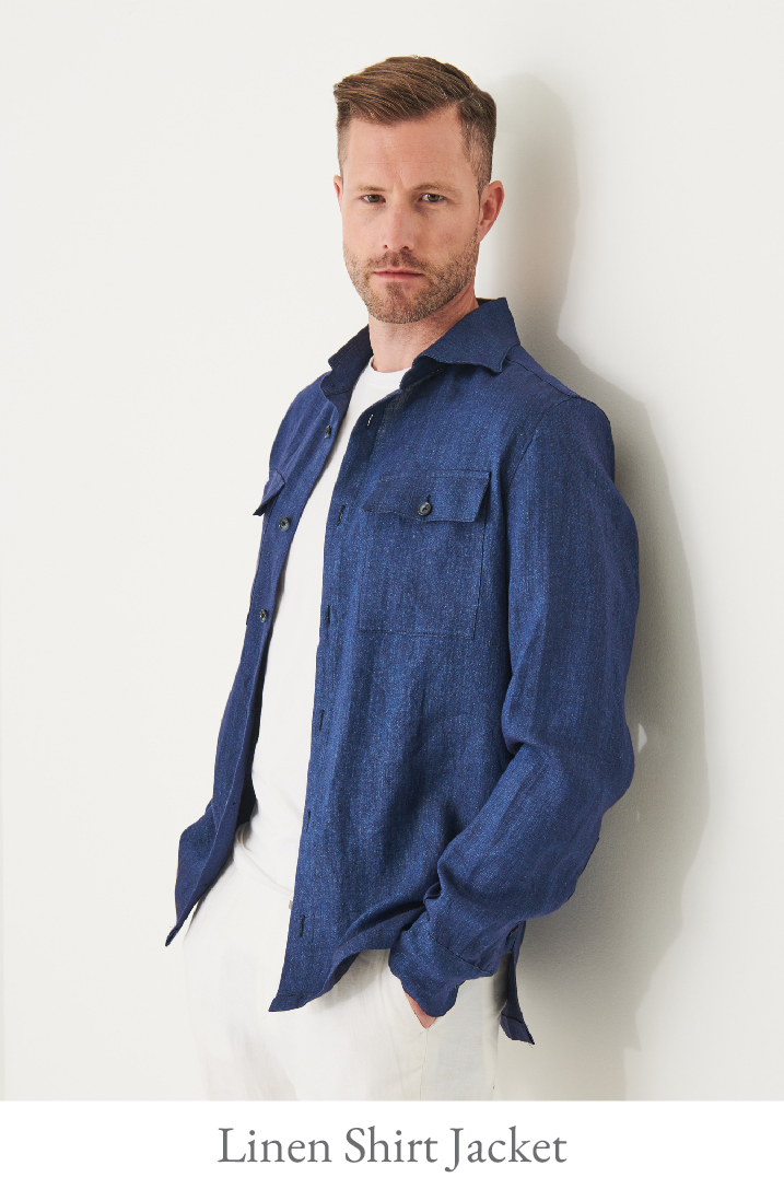 LINEN SHIRT JACKET