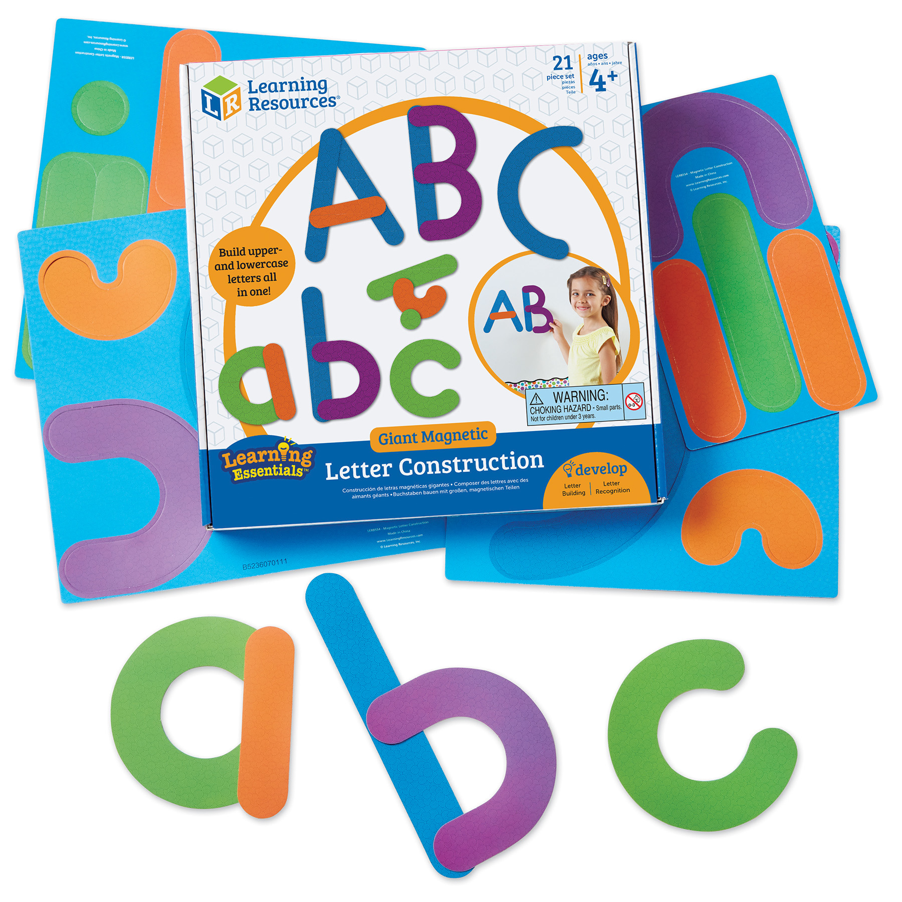 Learning Resources Giant Magnetic Letter Construction