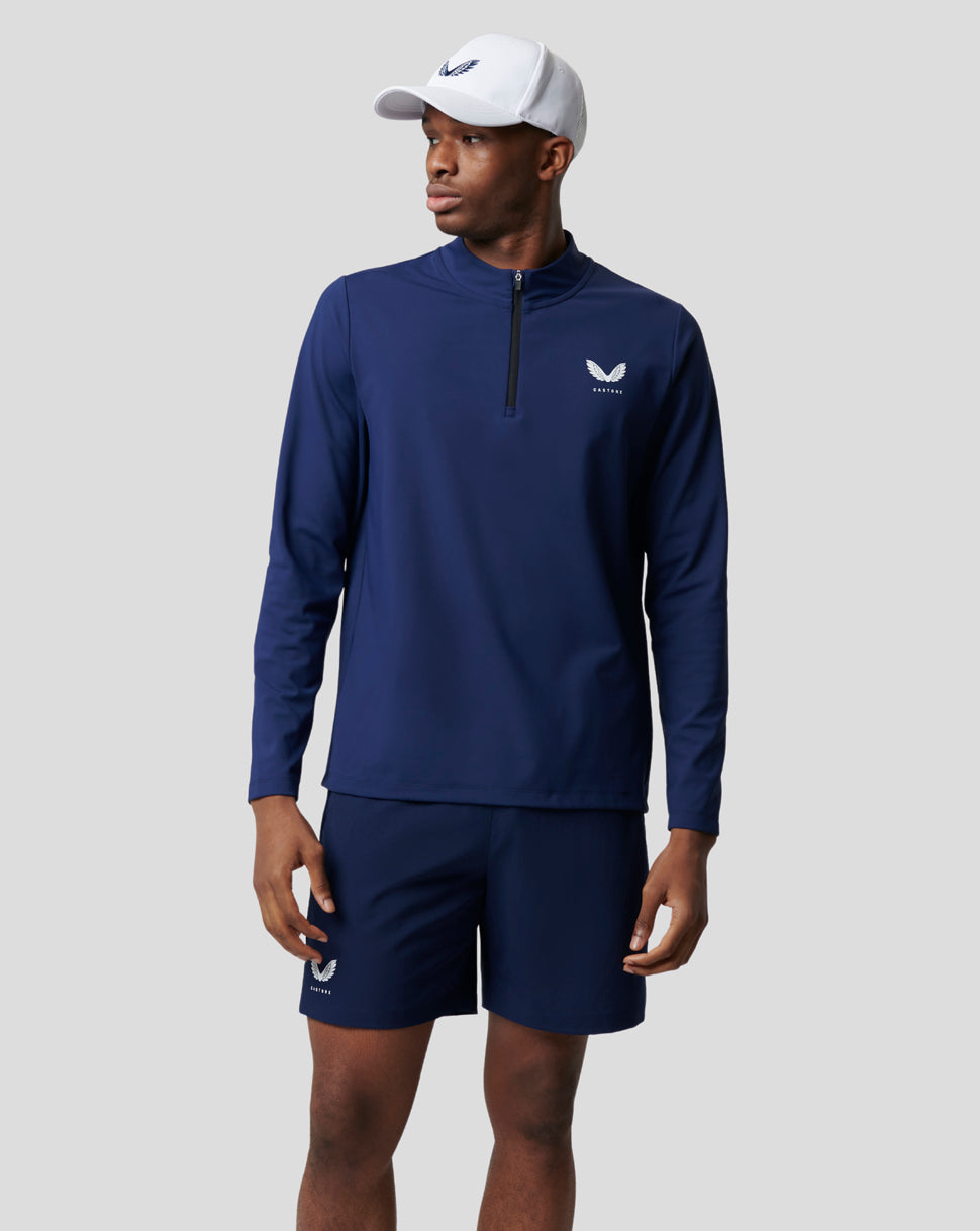 Image of Peacoat Active Mid Layer 1/4 Zip