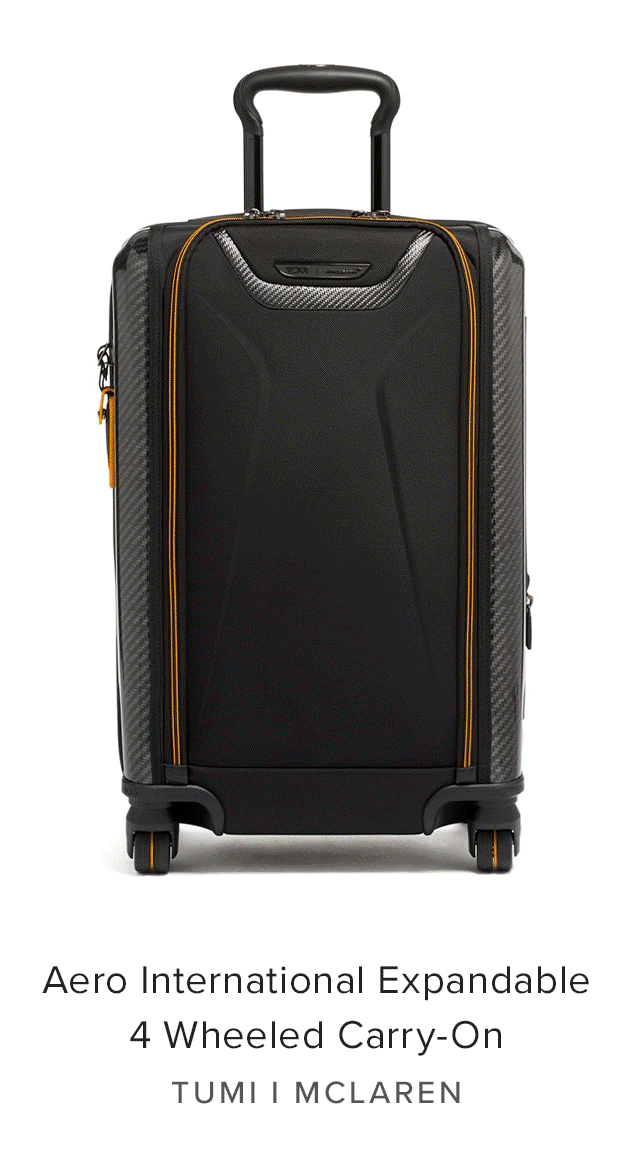 TUMI | McLaren: Aero International Expandable 4 Wheeled Carry-On