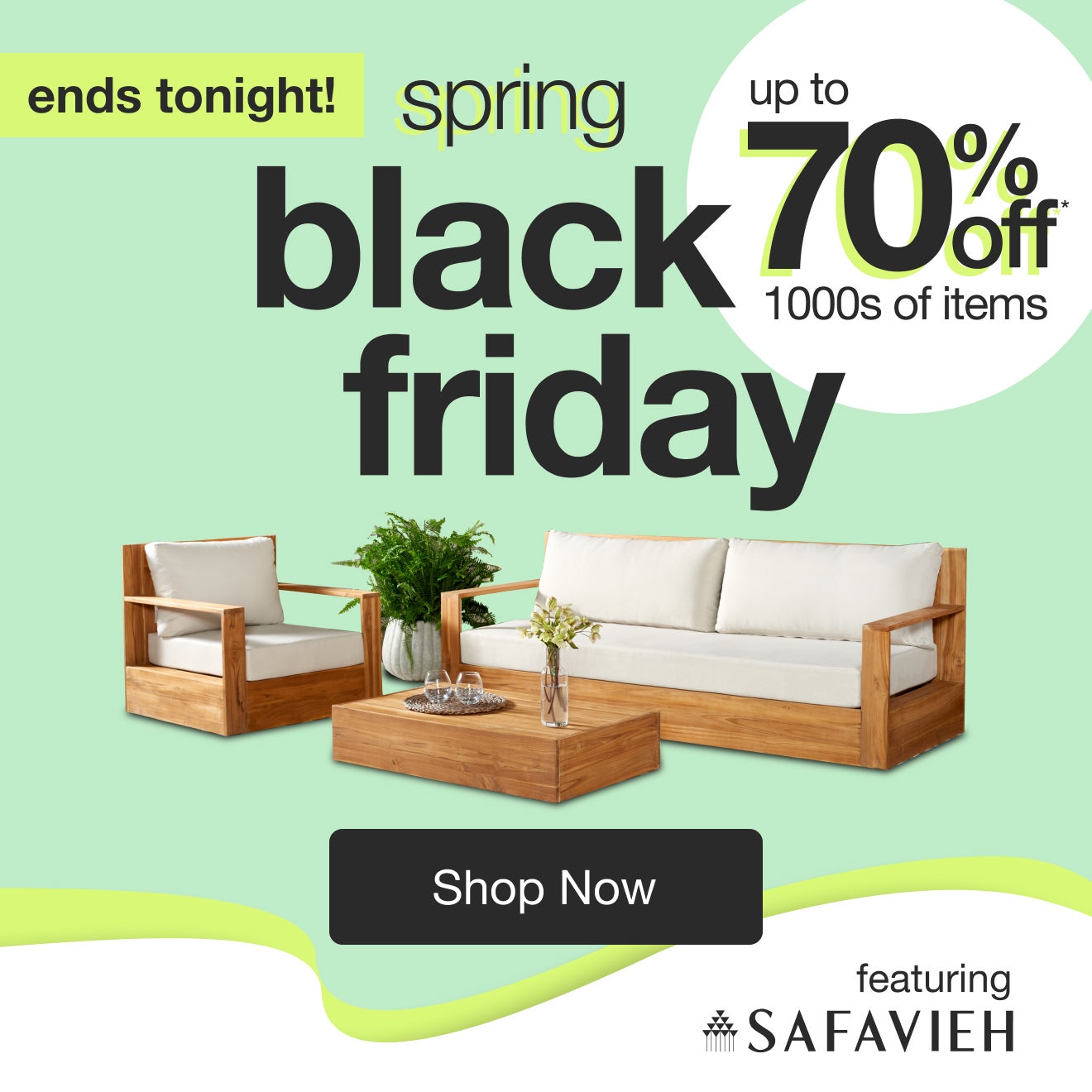 Spring Black Friday Up to 70% Off 1000s of Items*