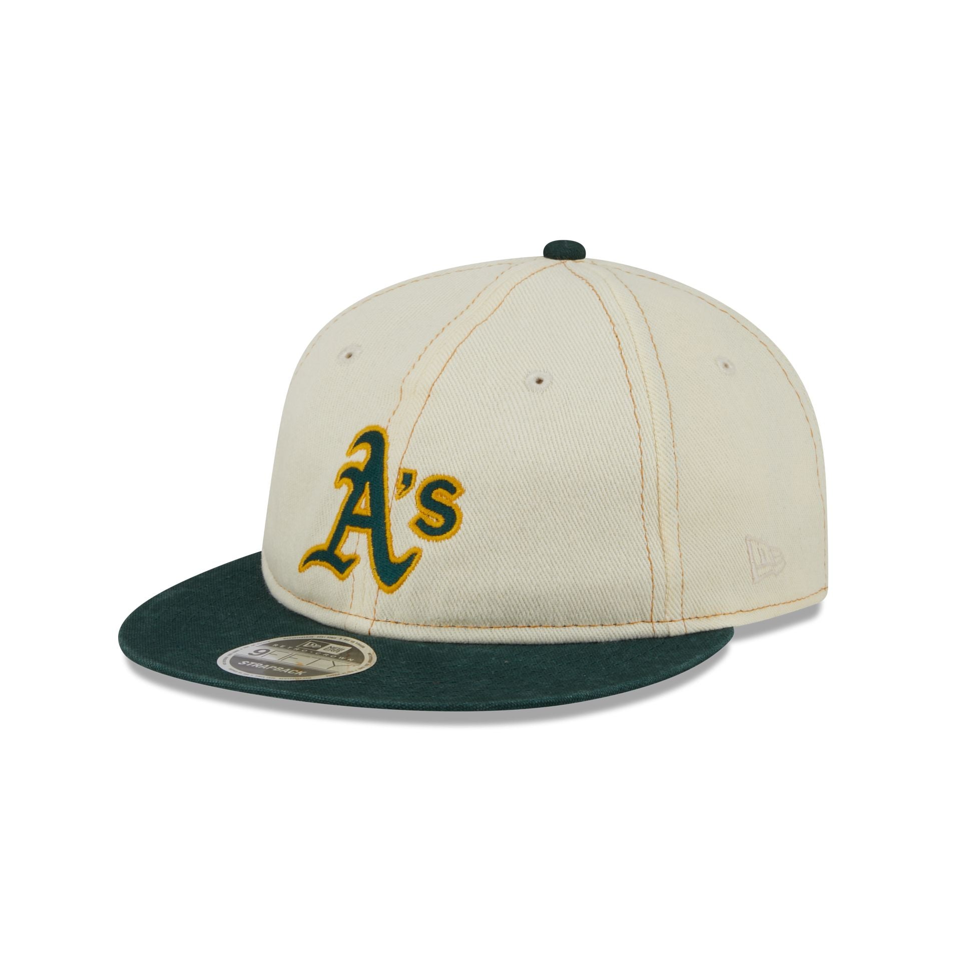 Image of Oakland Athletics Chrome Denim Retro Crown 9FIFTY Adjustable