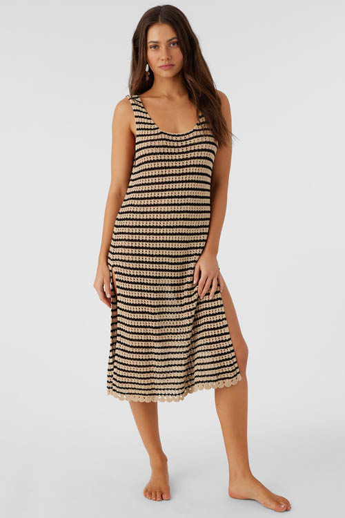 KELSEY CROCHET MIDI DRESS COVER-UP