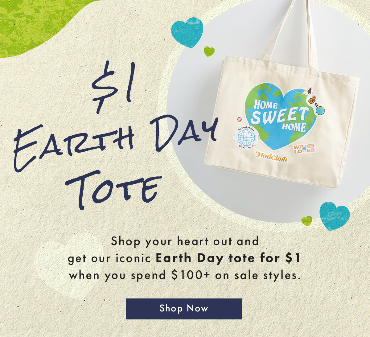 $1 Earth Day Tote | Shop Now