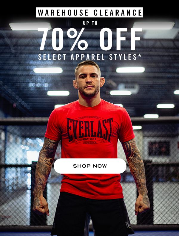 Up to 70% Off Apparel