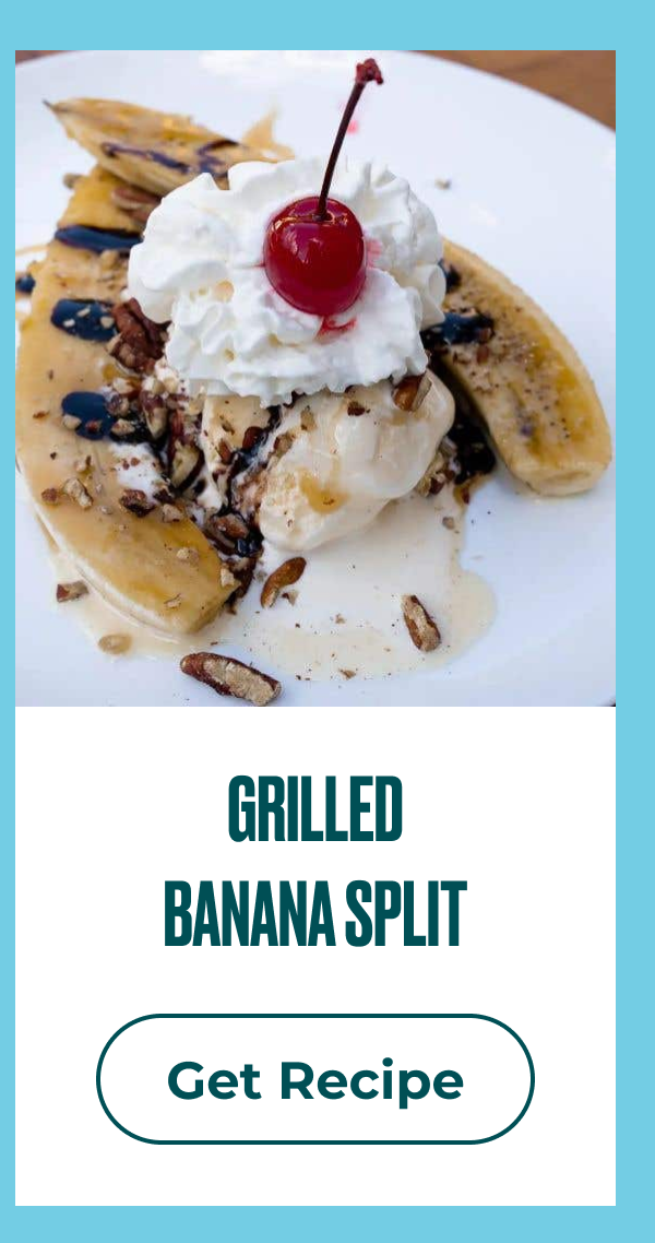 GRILLED BANANA SPLIT