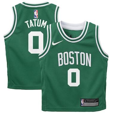 Preschool Nike Jayson Tatum Green  Swingman Player Jersey - Icon Edition