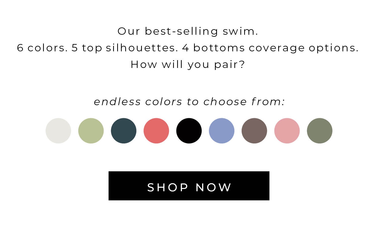 Shop Women's Saltwater Solids Swim