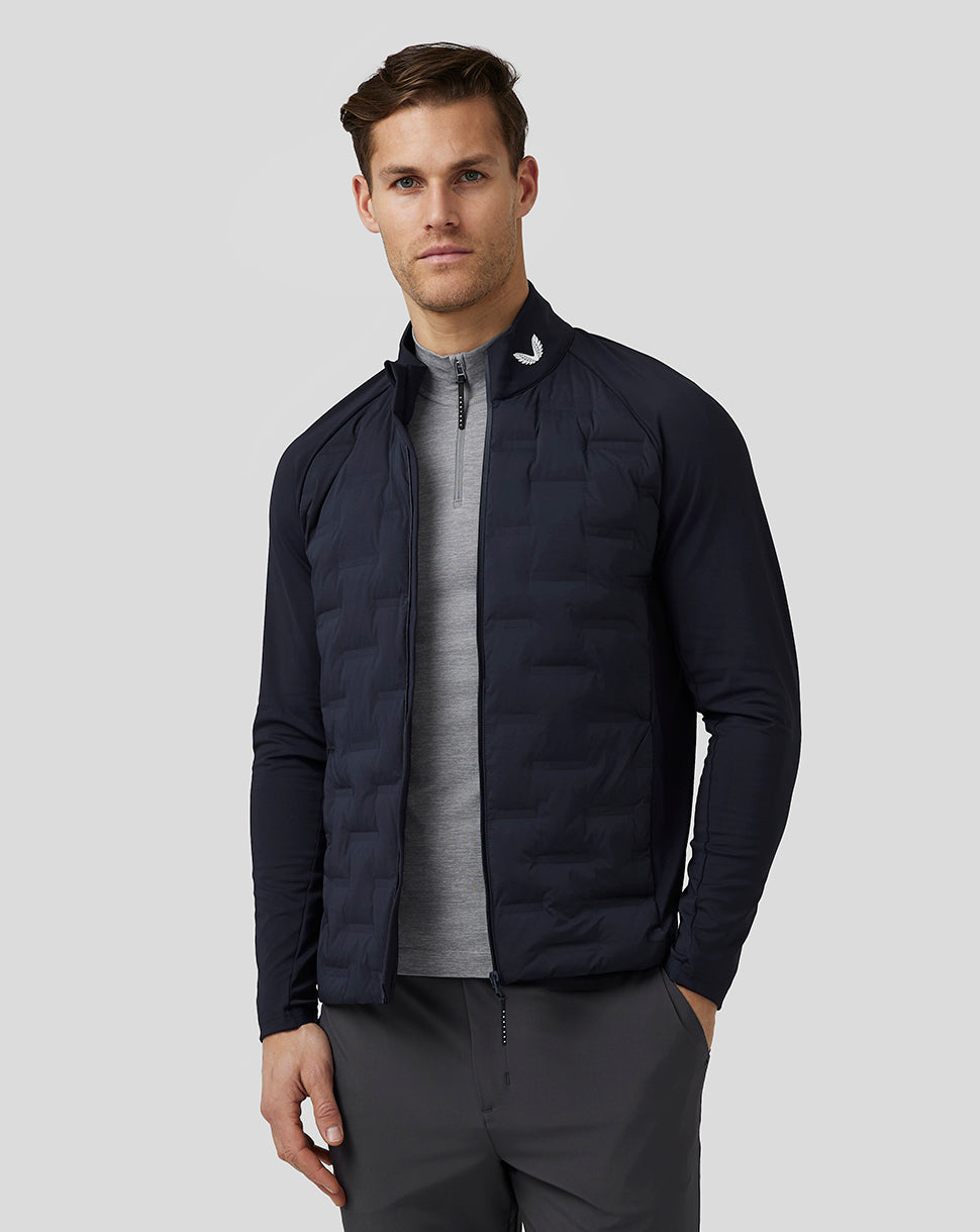 Image of Men's Golf Hybrid Jacket - Midnight Navy