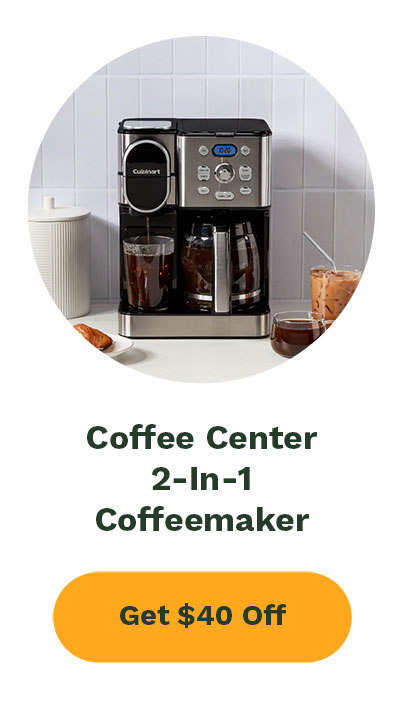 Coffee Center 2-In-1 Coffeemaker