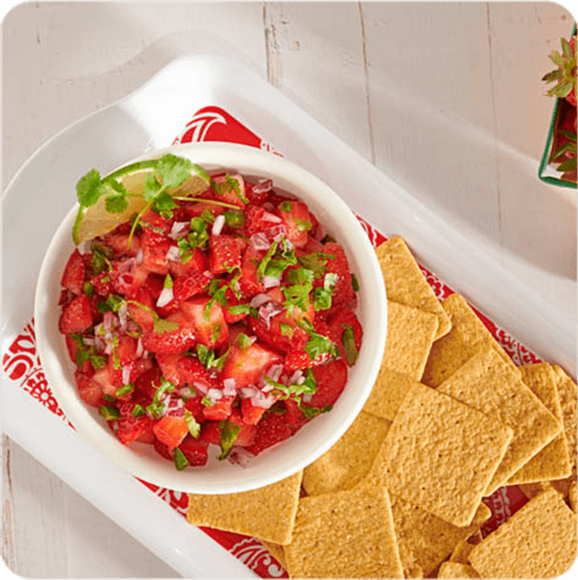 WHEAT THINS STRAWBERRY SALSA