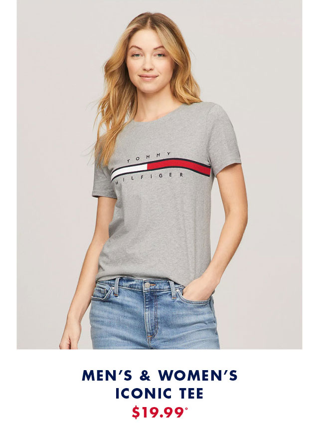 Men's & women's iconic tee $19.99º