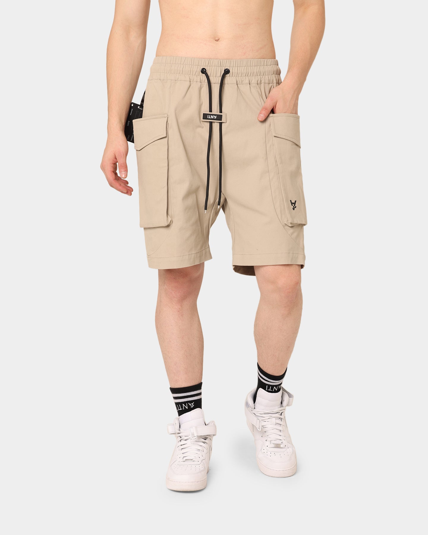 Image of The Anti Order Cleon Cargo Shorts Bone