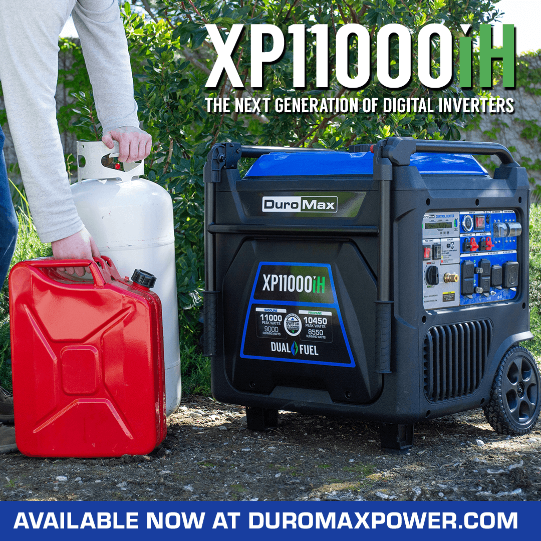 ALL NEW | 11,000 Watt Portable Dual Fuel Inverter Generator w/ CO Alert